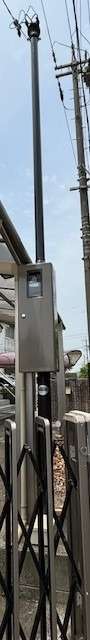 東浦で敷地内引込柱(電柱)を取替工事しました♪