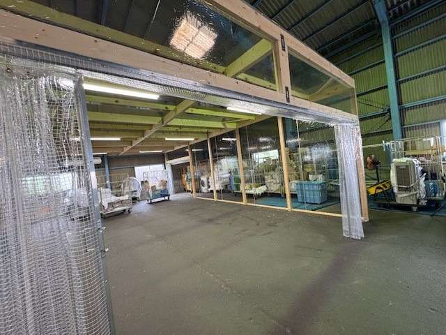 工場のブース工事