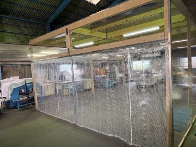 工場のブース工事