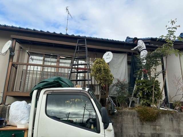 テラス屋根取替工事