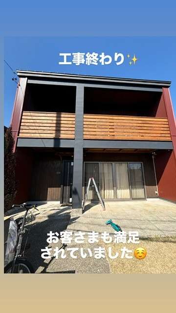 十字柱がアクセントのおうちの工事