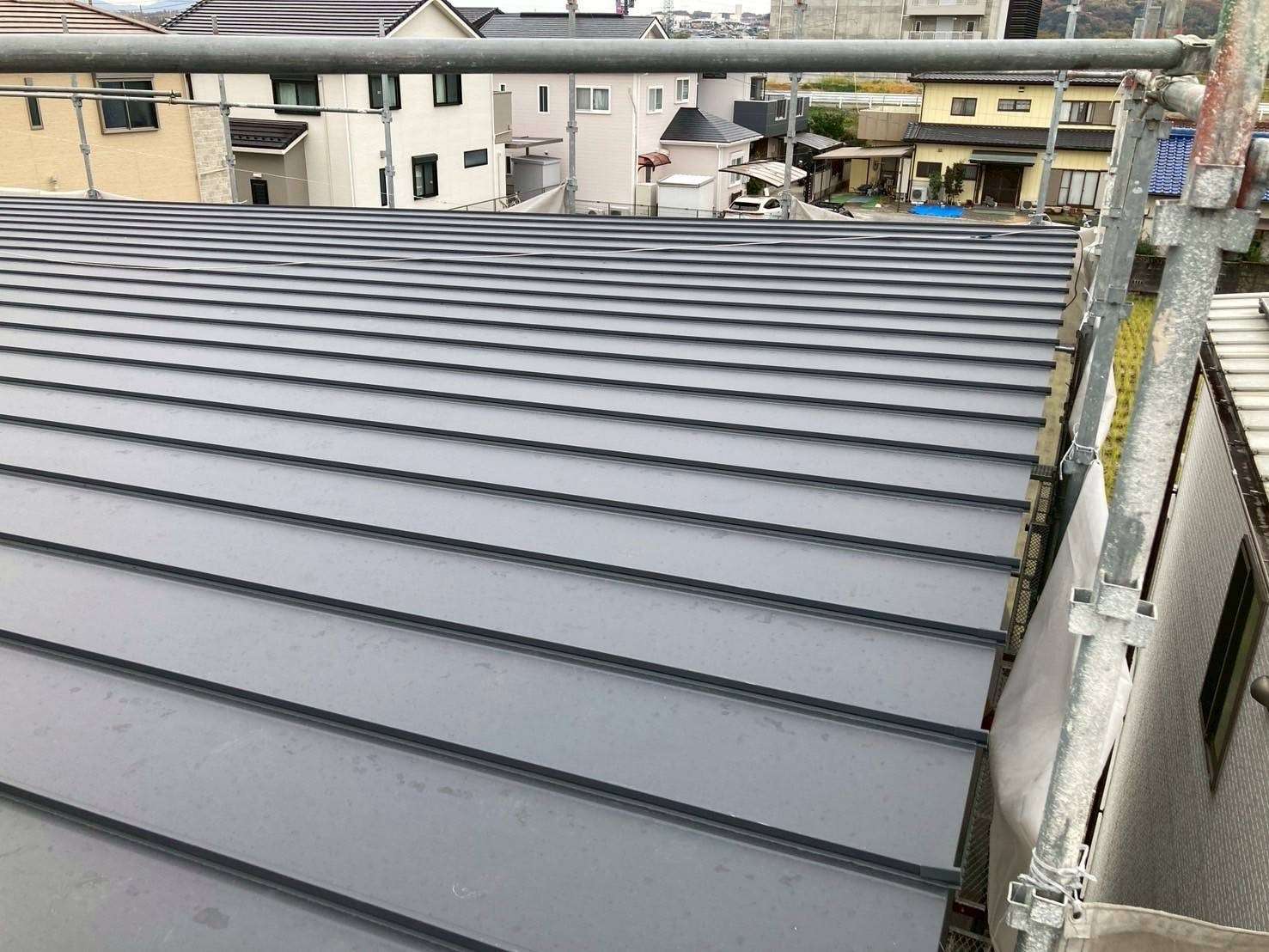 十字柱がアクセントのおうちの工事