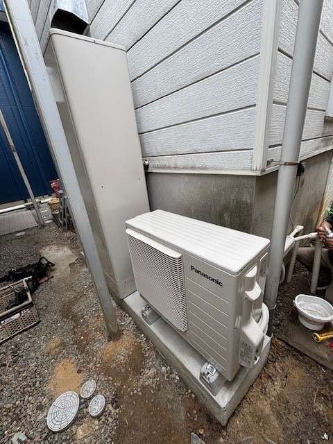 石油給湯器からエコキュートへの取替工事　in半田